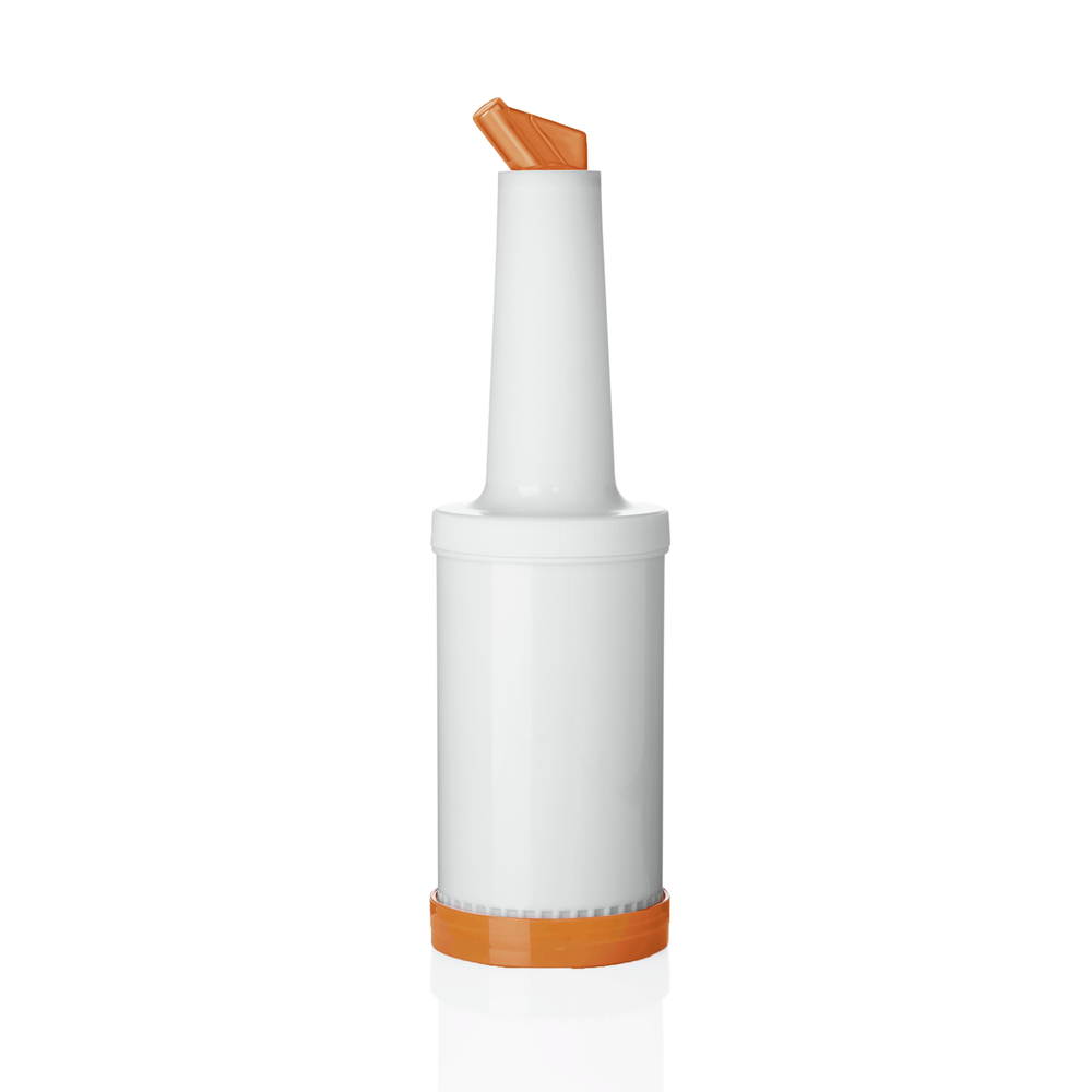 WAS Dosier- und Vorratsflasche Speed bottle, 0,85 ltr., orange, Ø 9 cm, Polyprop