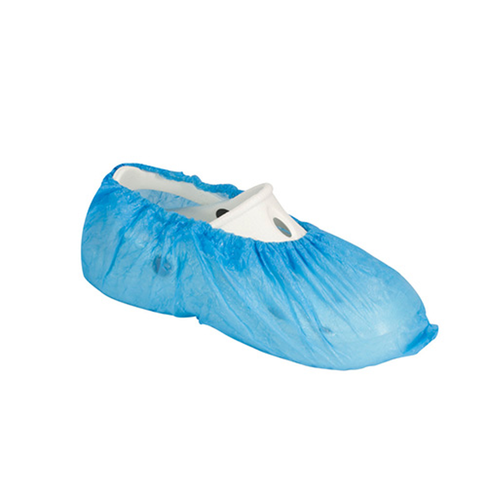 Papstar "WORK-INN/PS" Überschuhe CPE blau für Schuhgr. 38-47, light