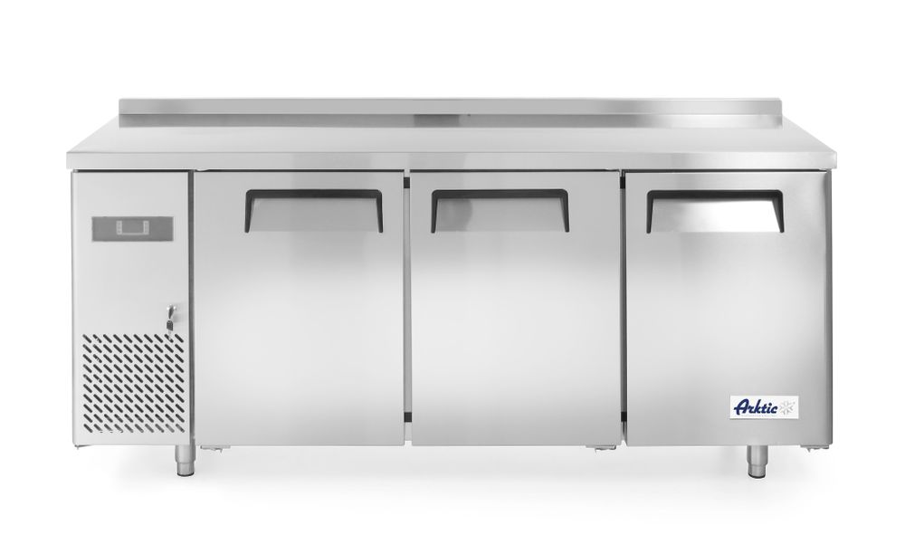 Hendi Tiefkühltisch, dreitürig Kitchen Line 390 L, Arktic, Kitchen Line, 291L, 2