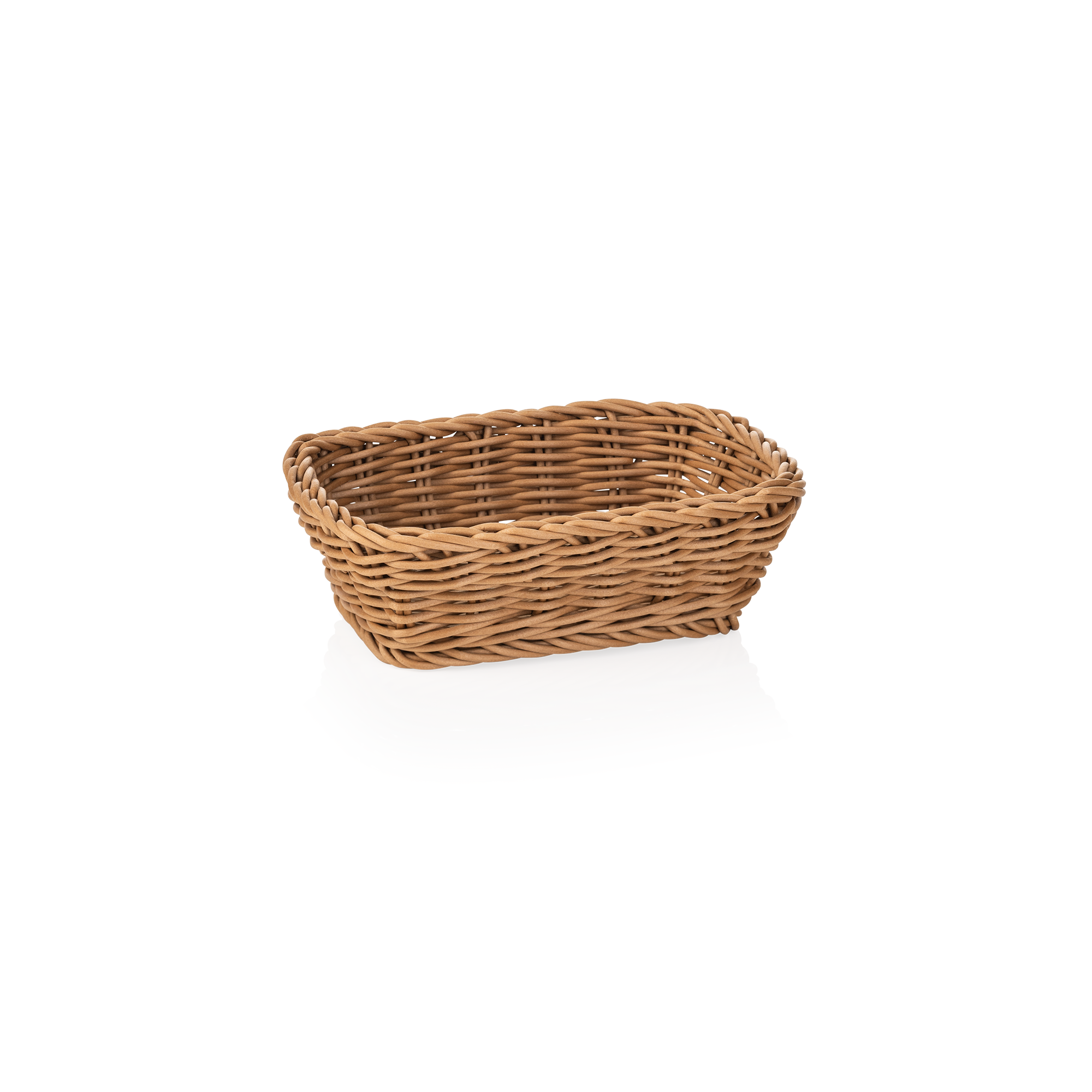 WAS Korb WEAVER PRO Tischkörbe, 19 x 13 x 6 cm, beige, Polypropylen