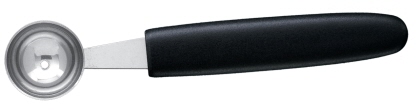 Contacto Kugelausstecher rund 30 mm, mit schwarzem