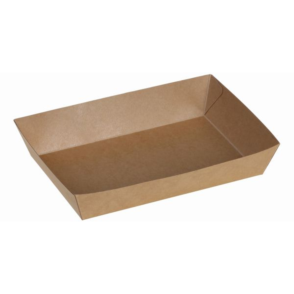 Pacovis Food Tray Kraft/PLA, naturesse, 20.0x14.8x4.0 cm, n