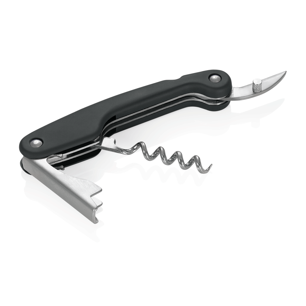WAS Kellnermesser mit Softgriff, 12 cm, Kunststoff, verchromt
