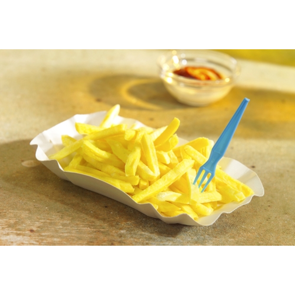 Papstar Schalen, Pappe "pure" eckig 13 cm x 17,5 cm x 3 cm weiss