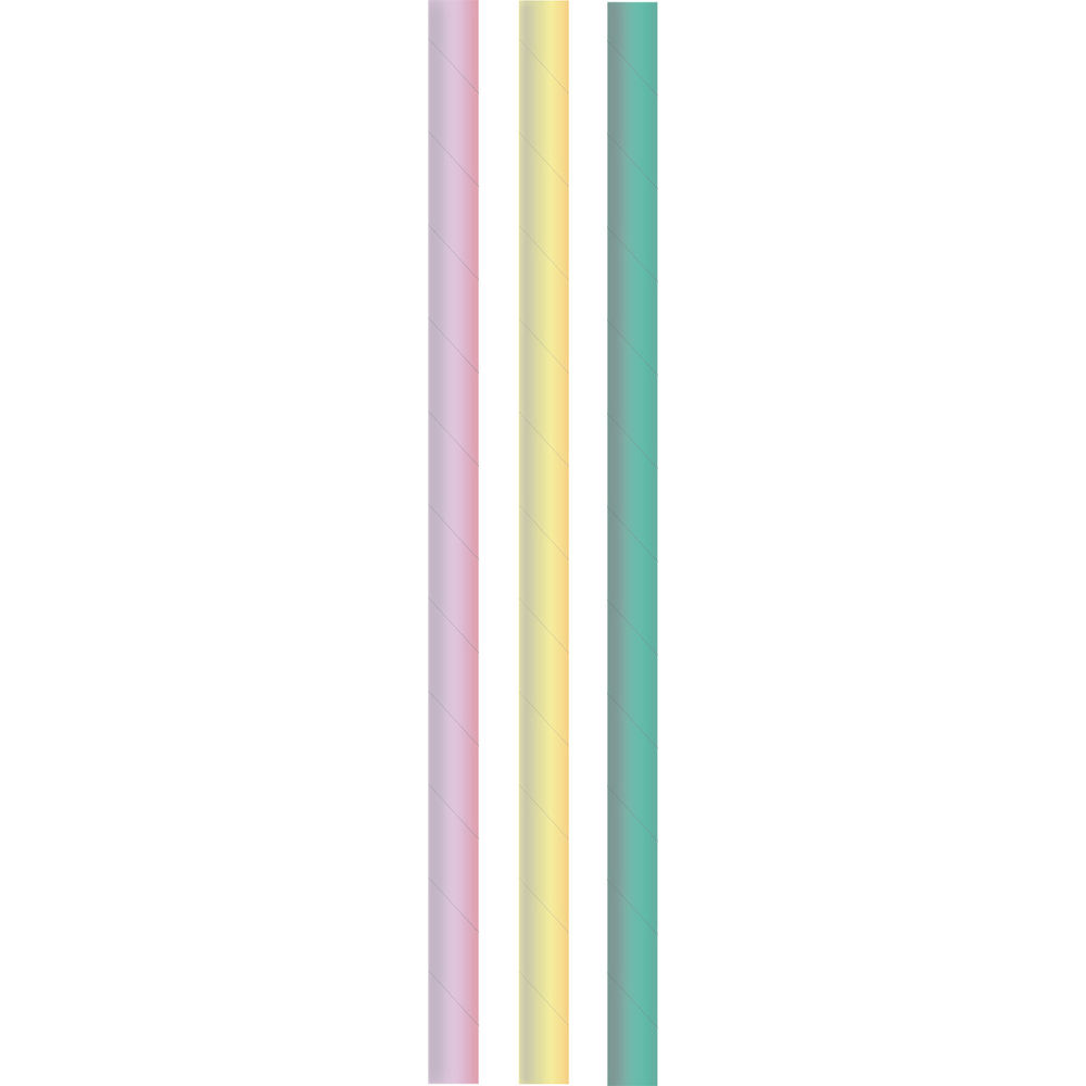 Mank Papiertrinkhalm Pastel Mix Ø 8 mm / 230 mm