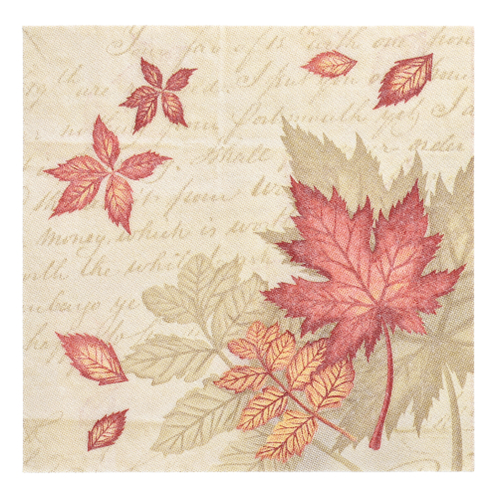 Papstar Servietten "ROYAL Collection" 1/4-Falz 40 cm x 40 cm "Autumn Colours"
