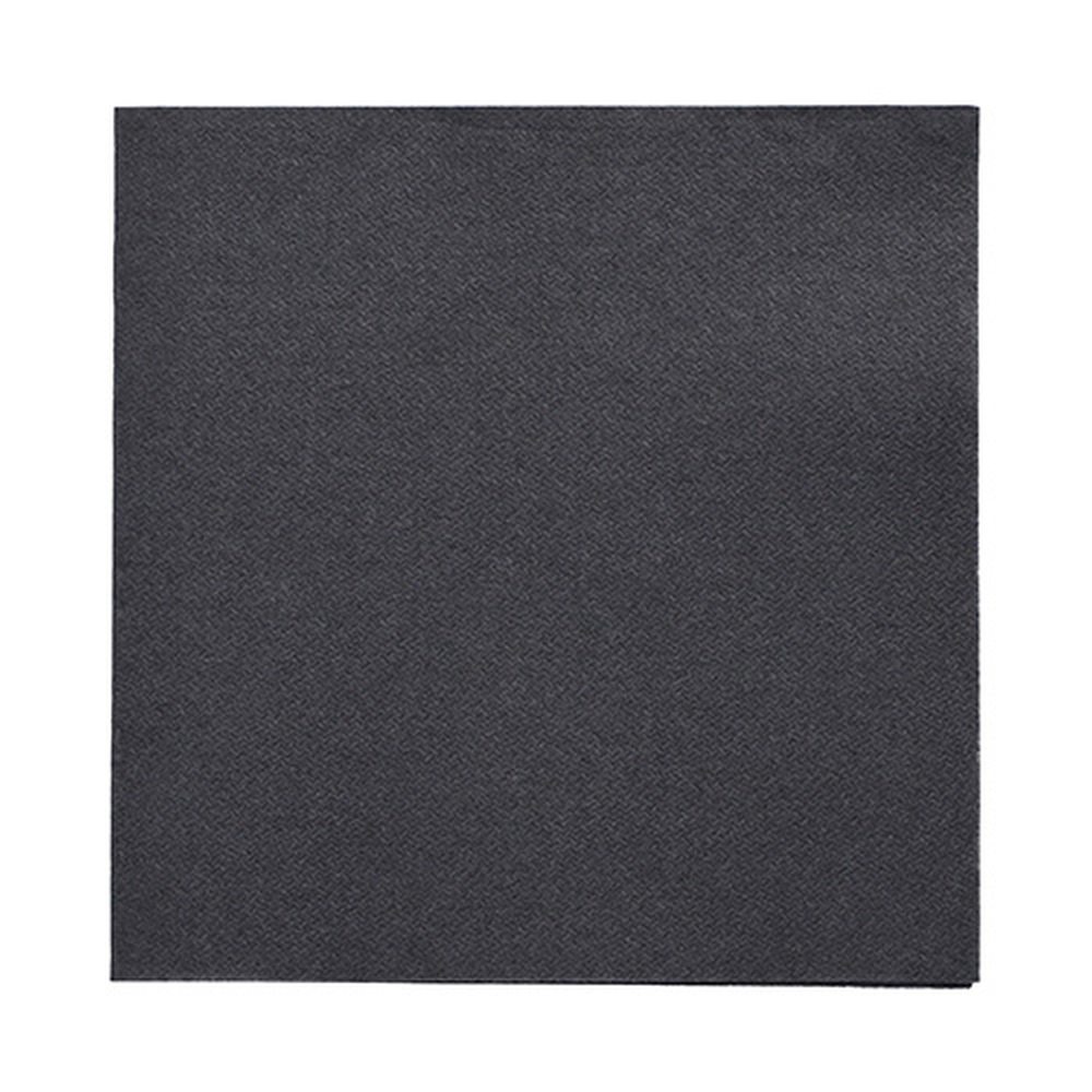 Papstar Servietten "DAILY Collection" 1/4-Falz 32 cm x 32 cm schwarz