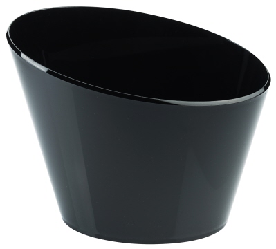 Contacto Sektkühler, oval schwarz 29 cm