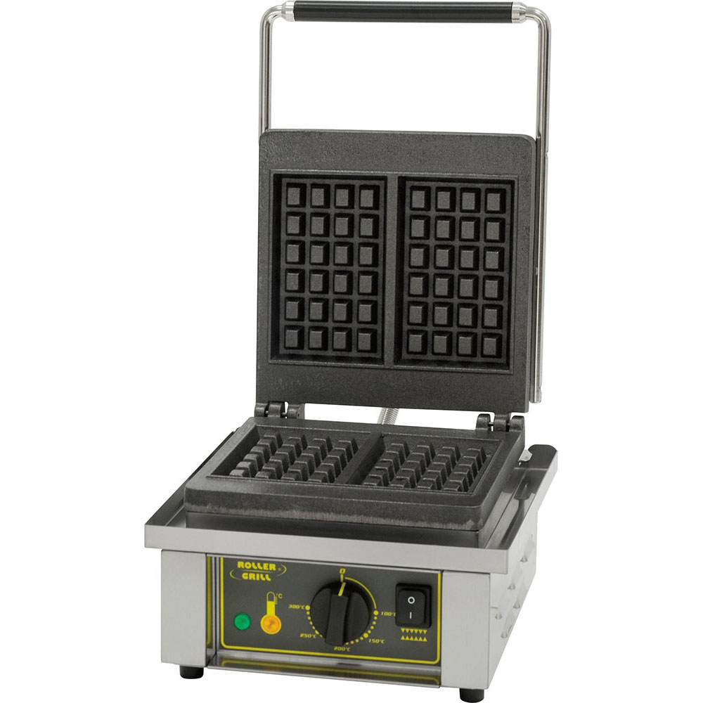 Stalgast ROLLER GRILL Waffeleisen, Lütticher Waffelform, Abmessung 305 x 440 x 2