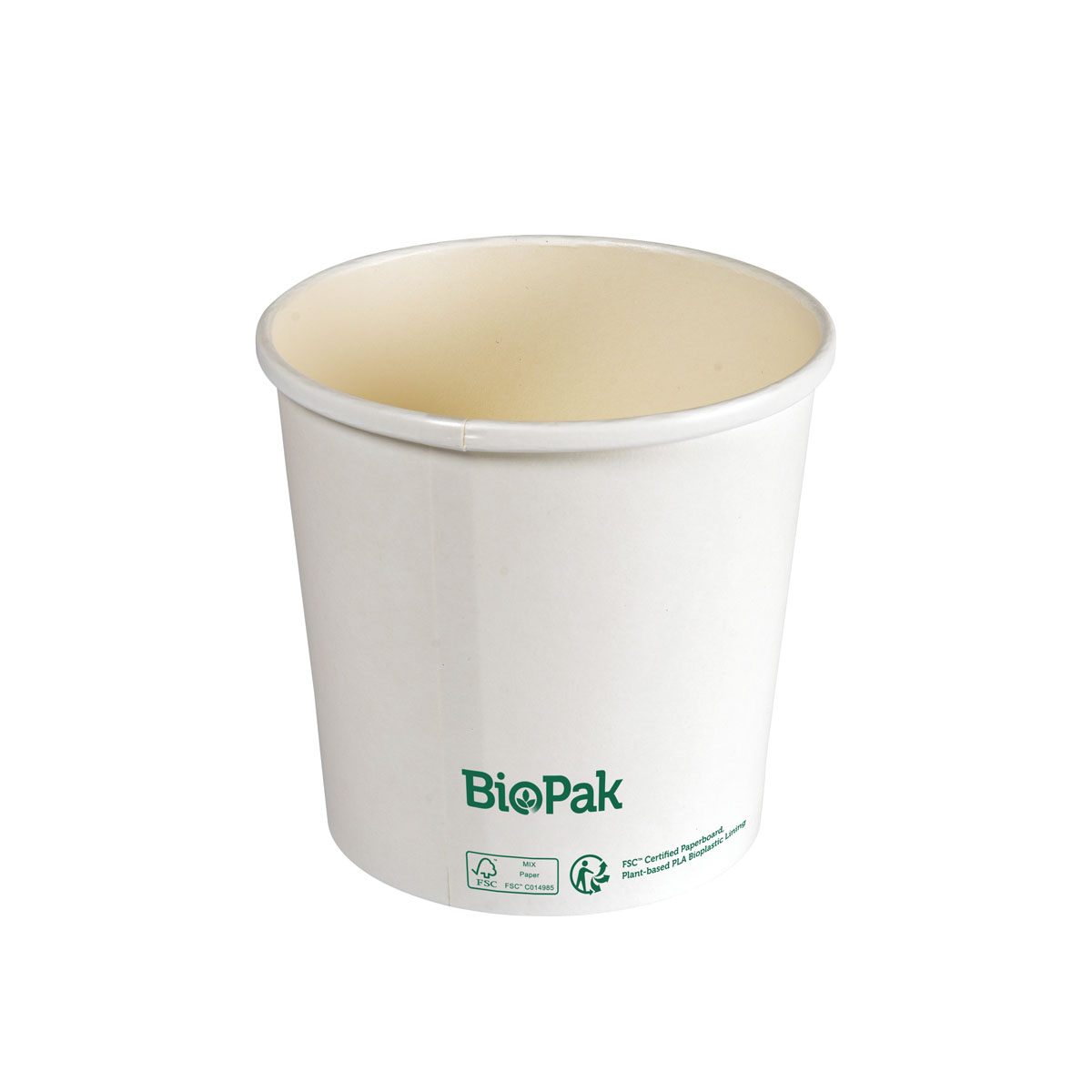 Duni Bowl Ronda SLIM Karton/PLA Weiß 750ml 117 x 117 x 110 mm