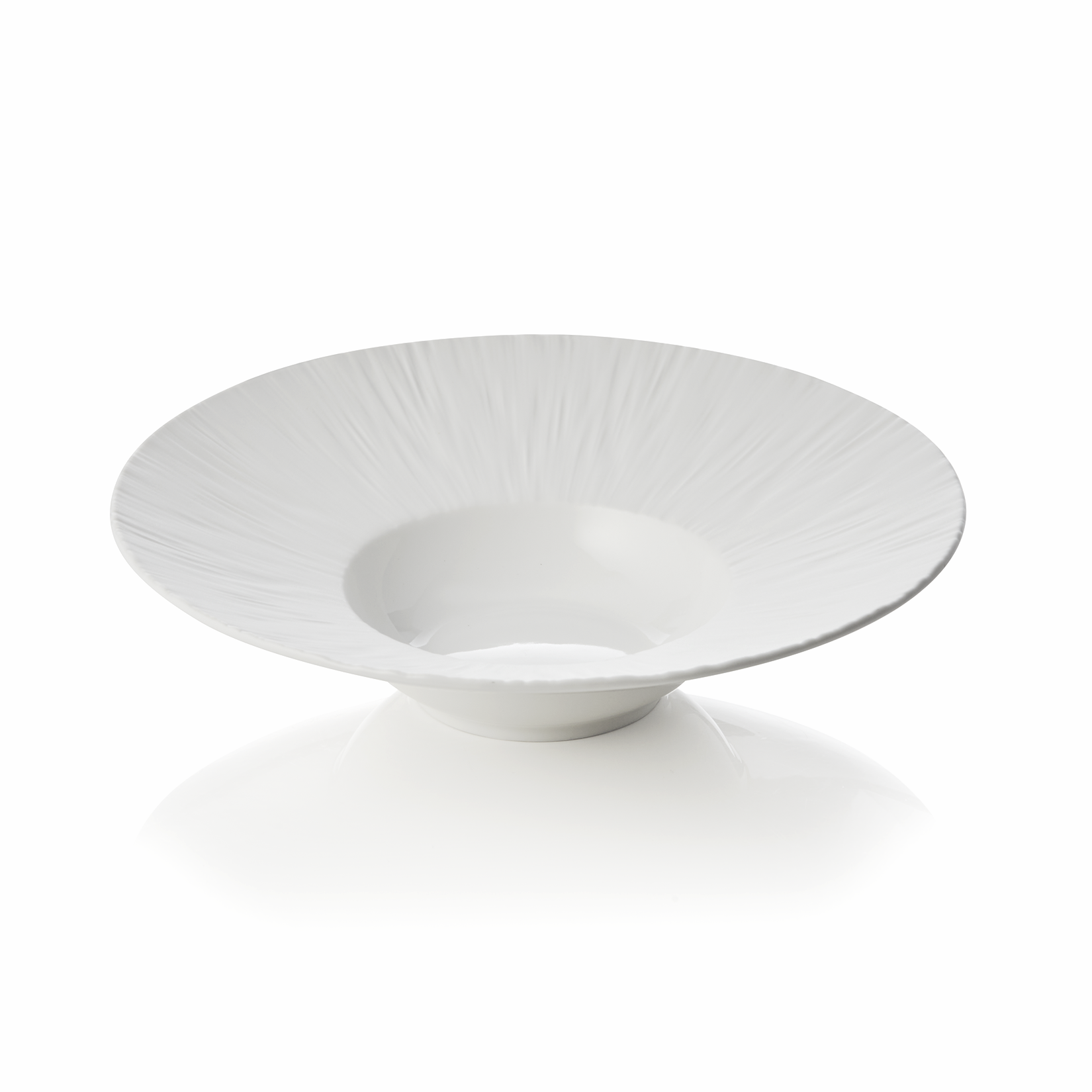 WAS Pastateller Set MAYA SHIRO, Ø 24 cm, 110 ml, weiß, Set á 3 Stück, Porzellan