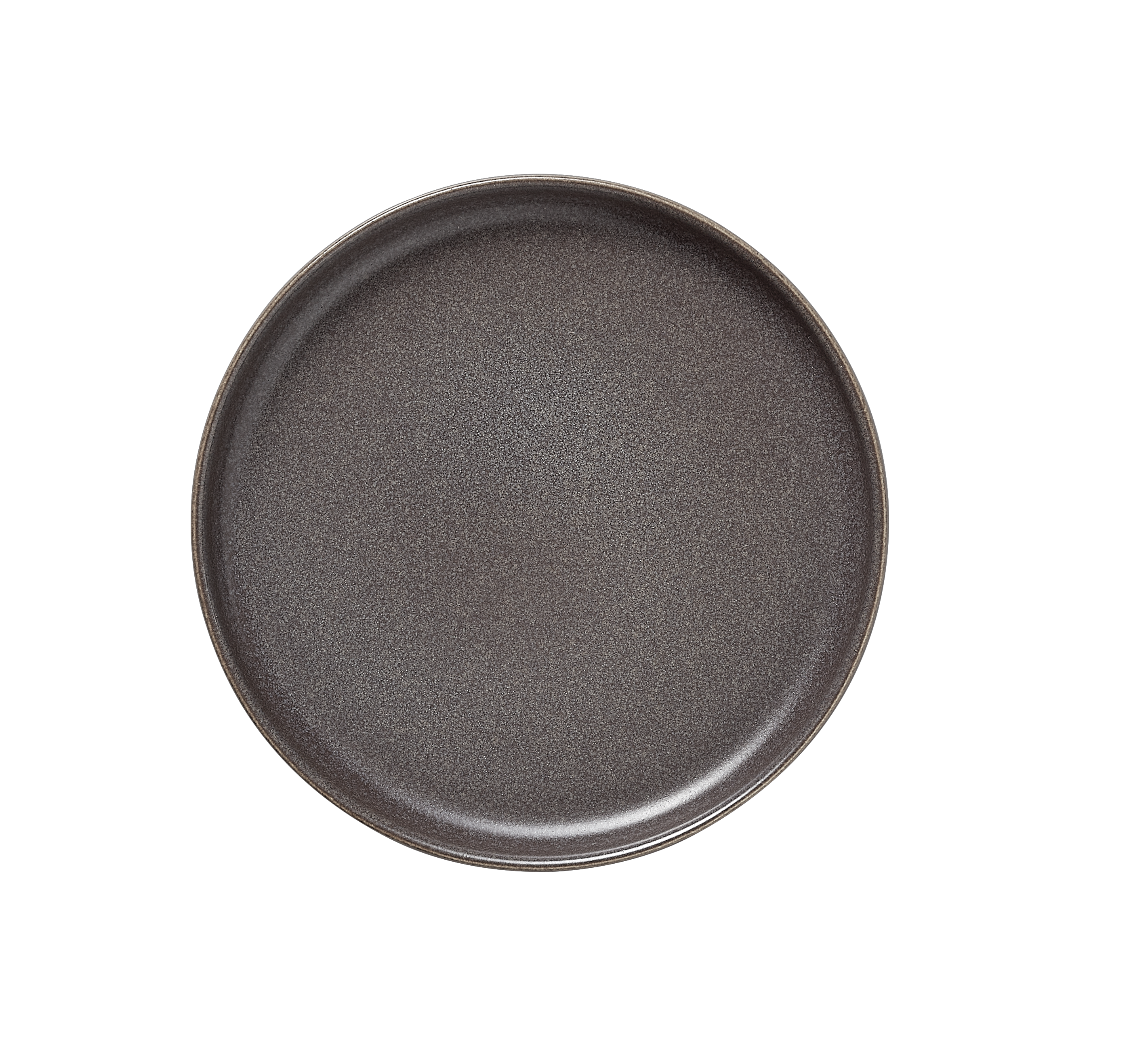 WAS Teller Set ROCKZZERO, flach, Ø 17,5 cm, Set á 6 Stück, stone grey, Steinzeug