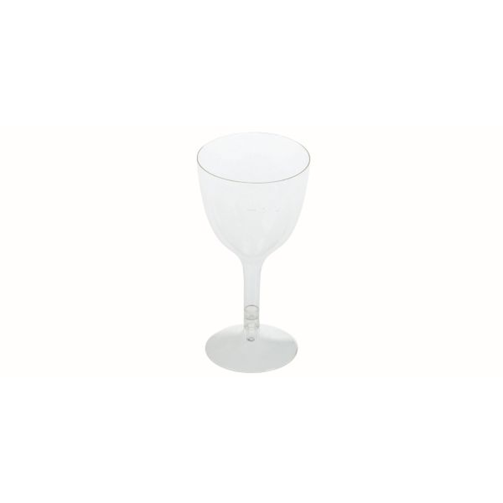 Pacovis Weinglas PLA, 2-teilig, 1dl, geeicht