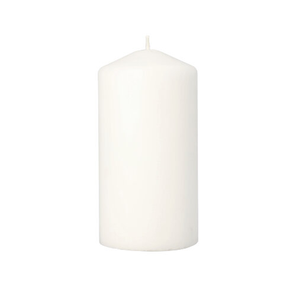 Papstar Stumpenkerze Ø 80 mm · 150 mm weiss