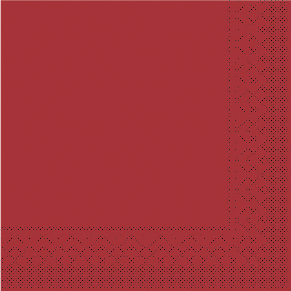 Mank Serviette Basic bordeaux 40 x 40 cm 1/4 Falz