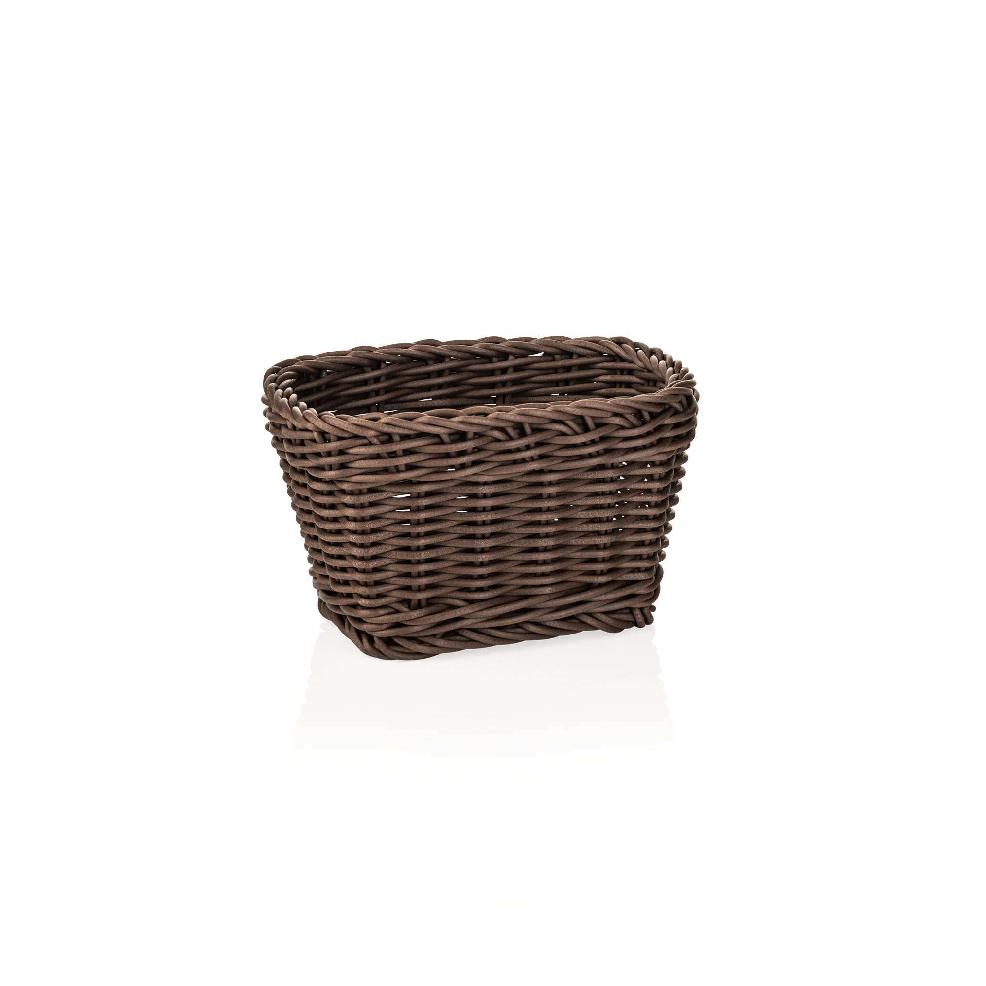 WAS Korb WEAVER PRO Tischkörbe, 17 x 11 x 9 cm, braun, Polypropylen