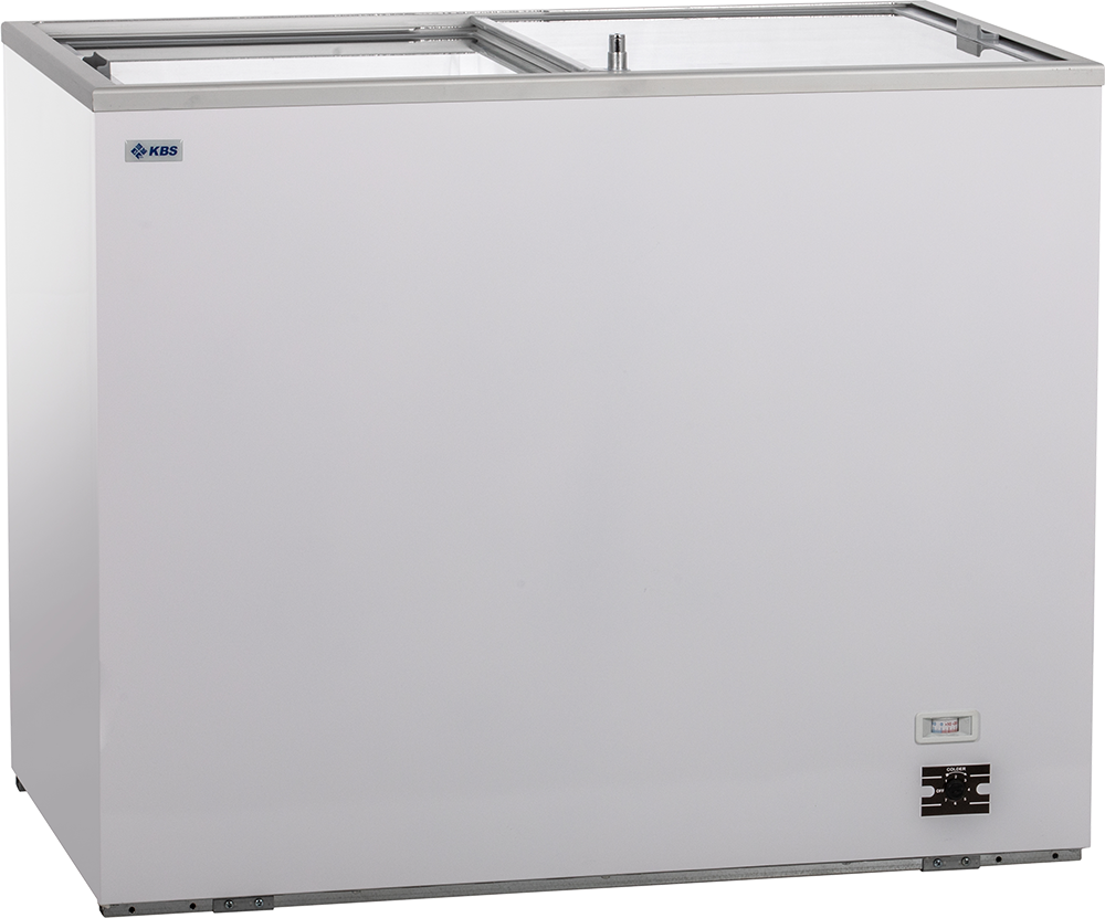 KBS Eiscreme Impuls-Tiefkühltruhe D 500 mit Glasschiebedeckel
