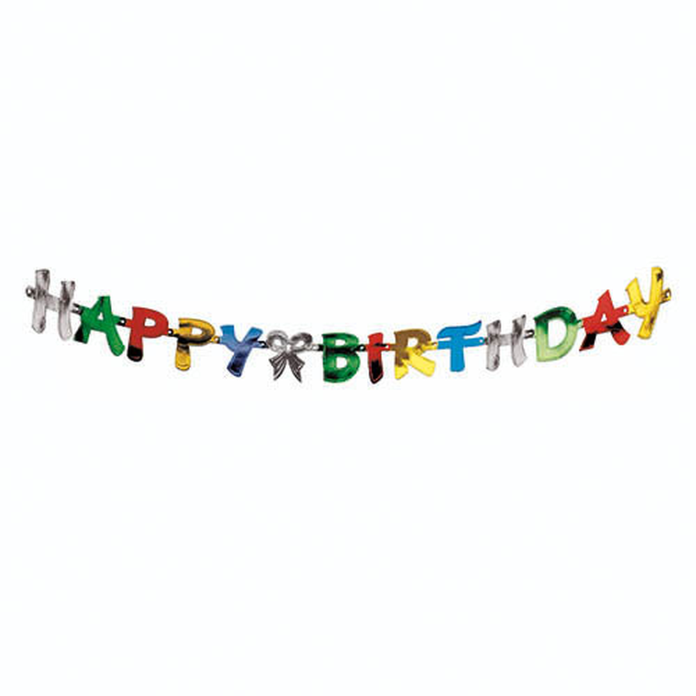 Papstar Grußkette 1,4 m "Happy Birthday"