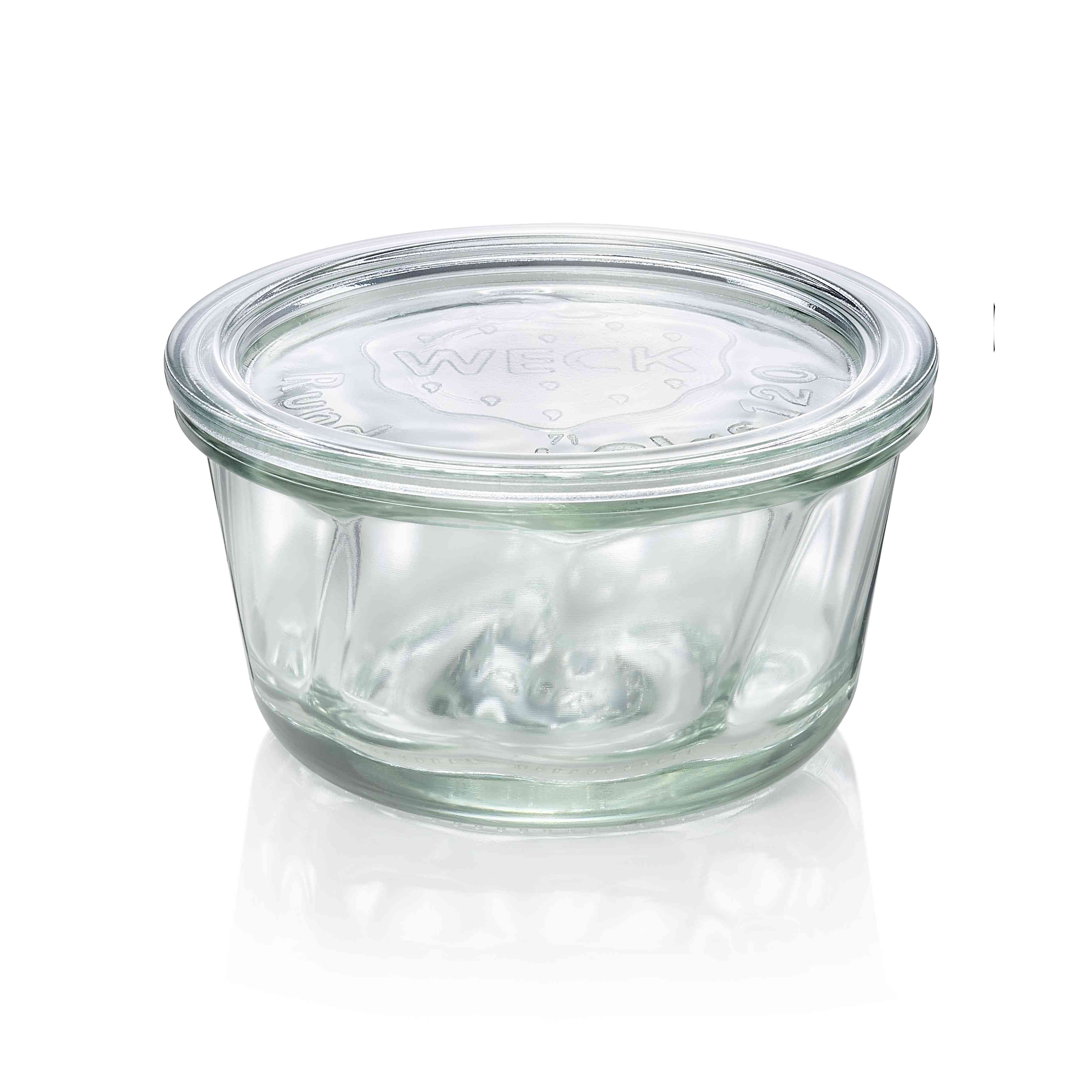 WAS Gugelhupfglas mit Deckel Weck, 450 ml, Set á 6 Stück, Glas