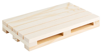 Contacto Holzpalette 15 x 9 cm, natur