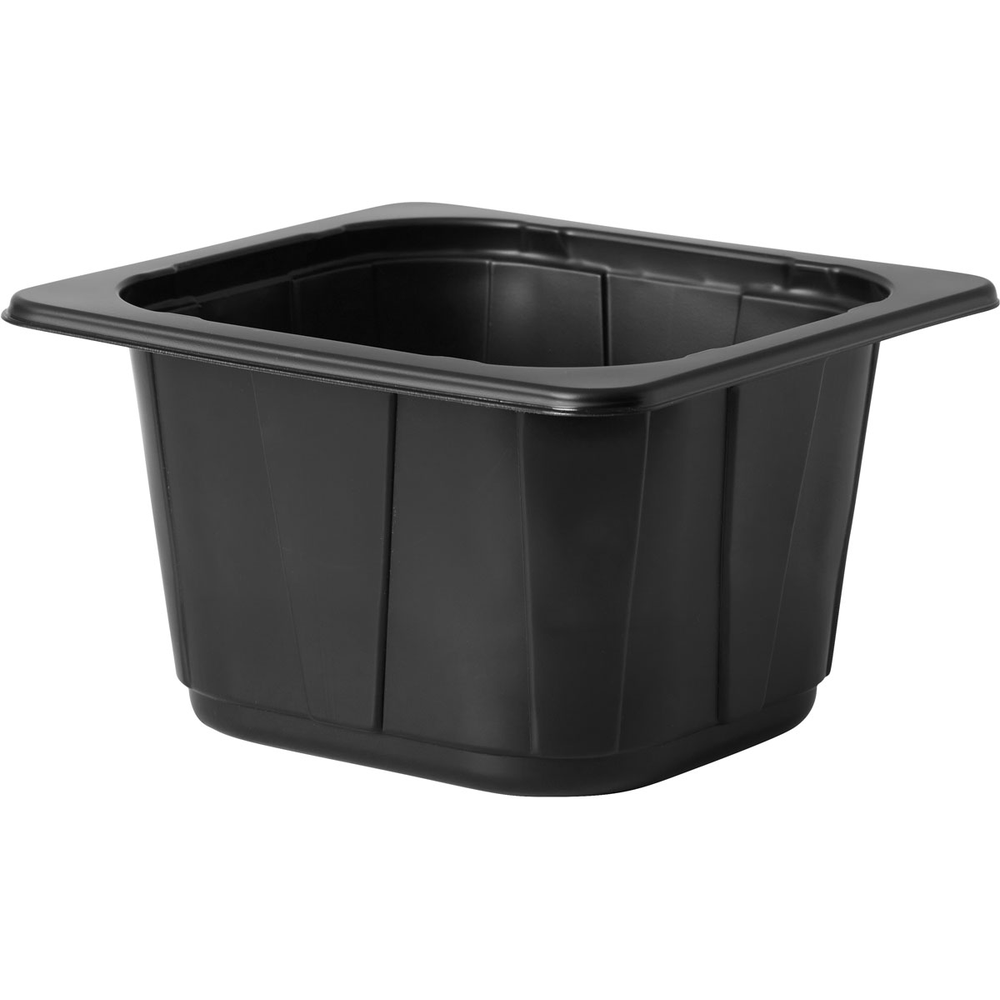Duni PP Schale 1/6 GN 176 x 162 x 100 mm, Schwarz 1600 ml