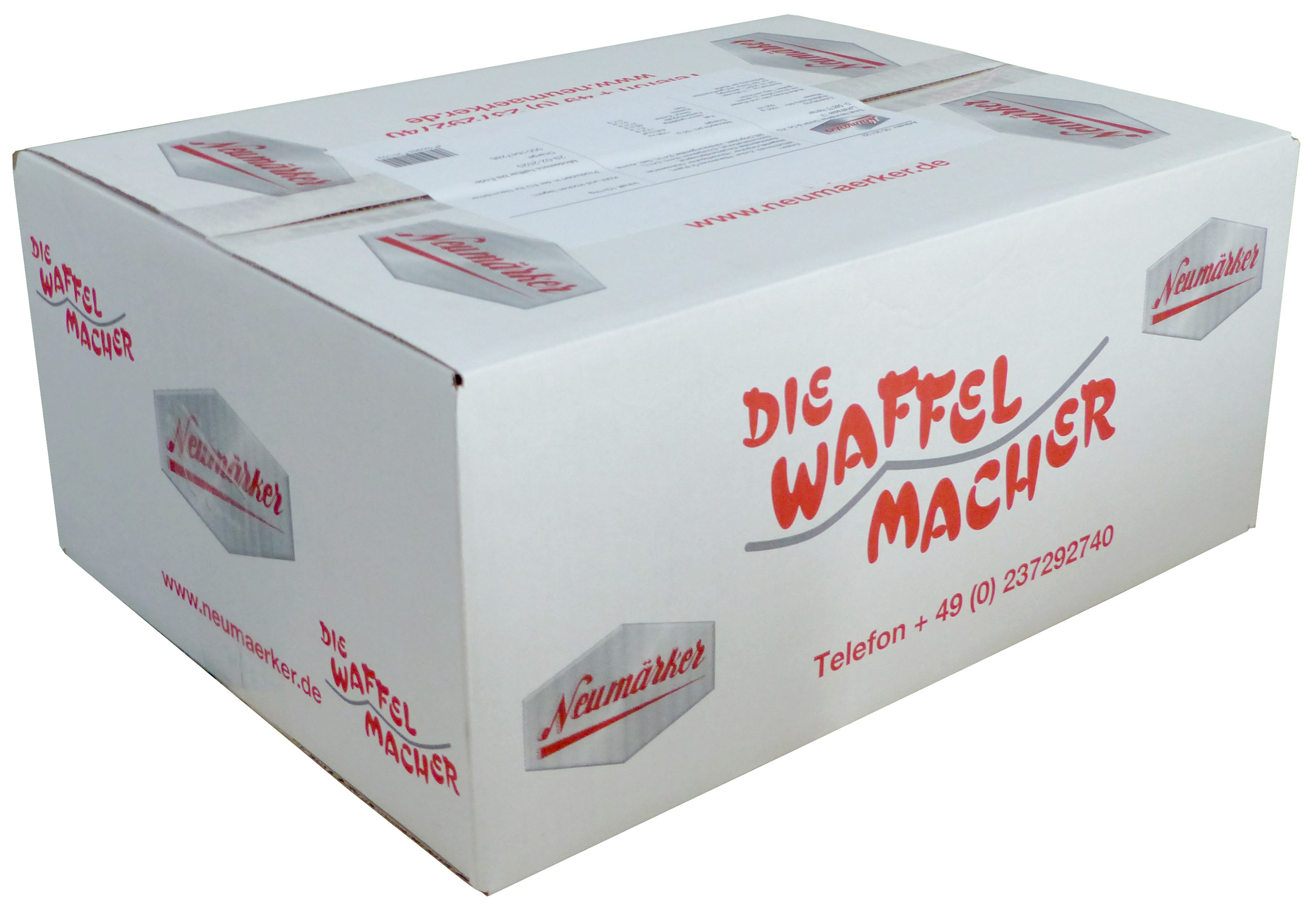 Neumärker Waffel-Ready-Mix Karton à 10 kg (10x 1 kg)