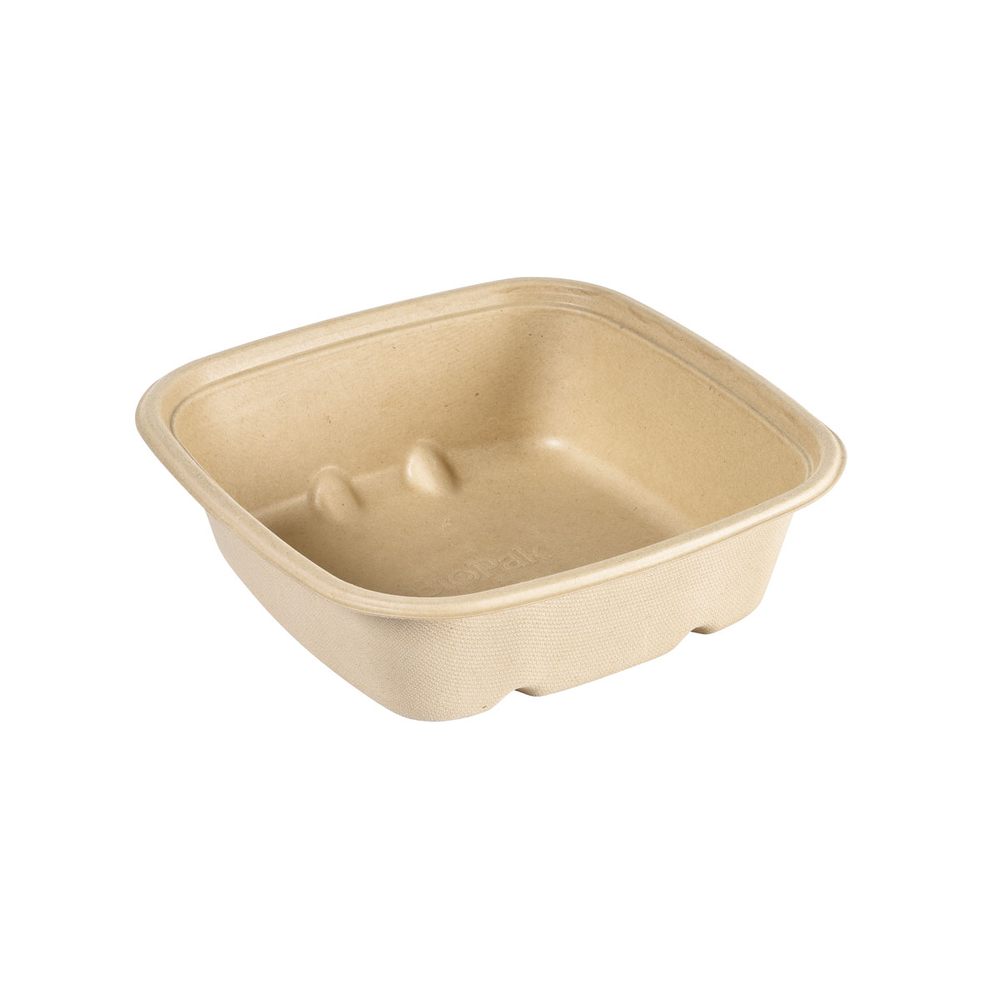 Duni Baggasse Bowl CUBE SQUARE 900ml 181 x 181 x 54 mm