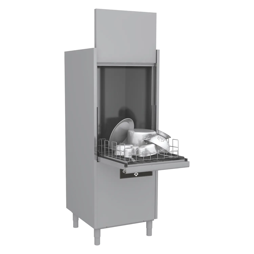 RM Gastro Topfspülmaschine doppelwandig mit Schmutzwasserpumpe 55x61 - 400 V / R