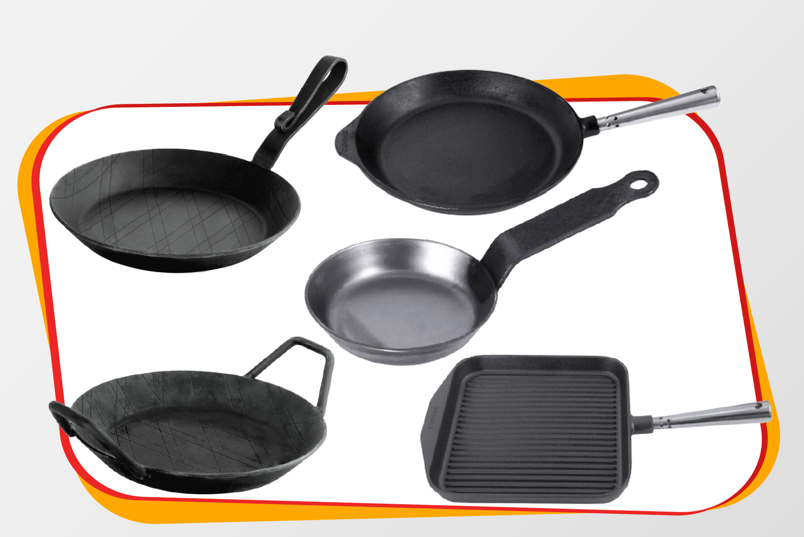 Pfannen, Pfanne, Grillpfanne, Grillpfannen-Set, Kochgeschirr