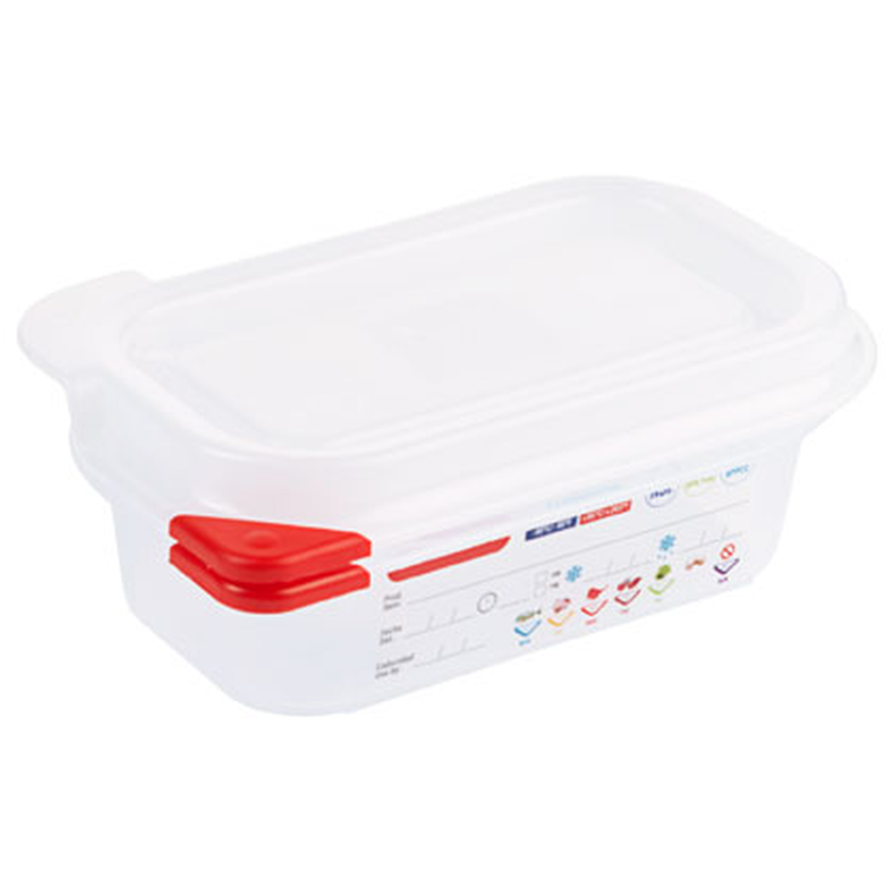 Contacto Behälter GN 1/9 65 mm mit HACCP Colorclip Deckel