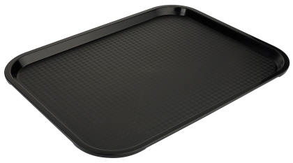Contacto Serviertablett rechteckig Polypropylen schwarz 45x35 cm