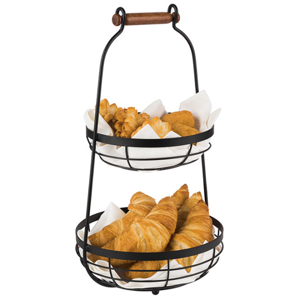 APS 2-stufige Etagère Ø 26 cm, H: 48 cm