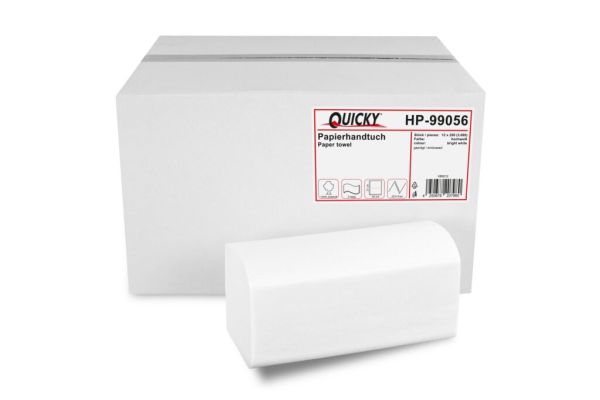 Plock Handtuch V-Falz 24x21 cm, 2-lg.,