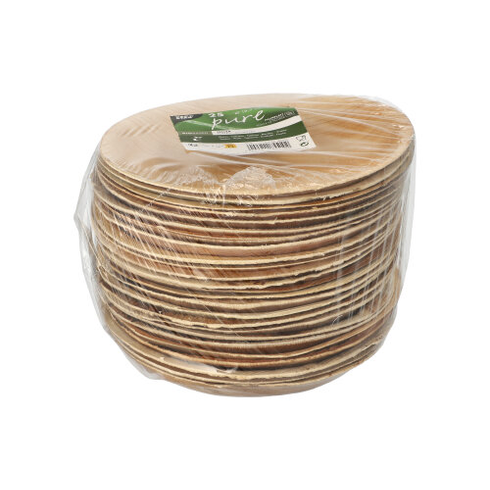Papstar Teller, Palmblatt "pure" rund Ø 18,5 cm · 2,5 cm
