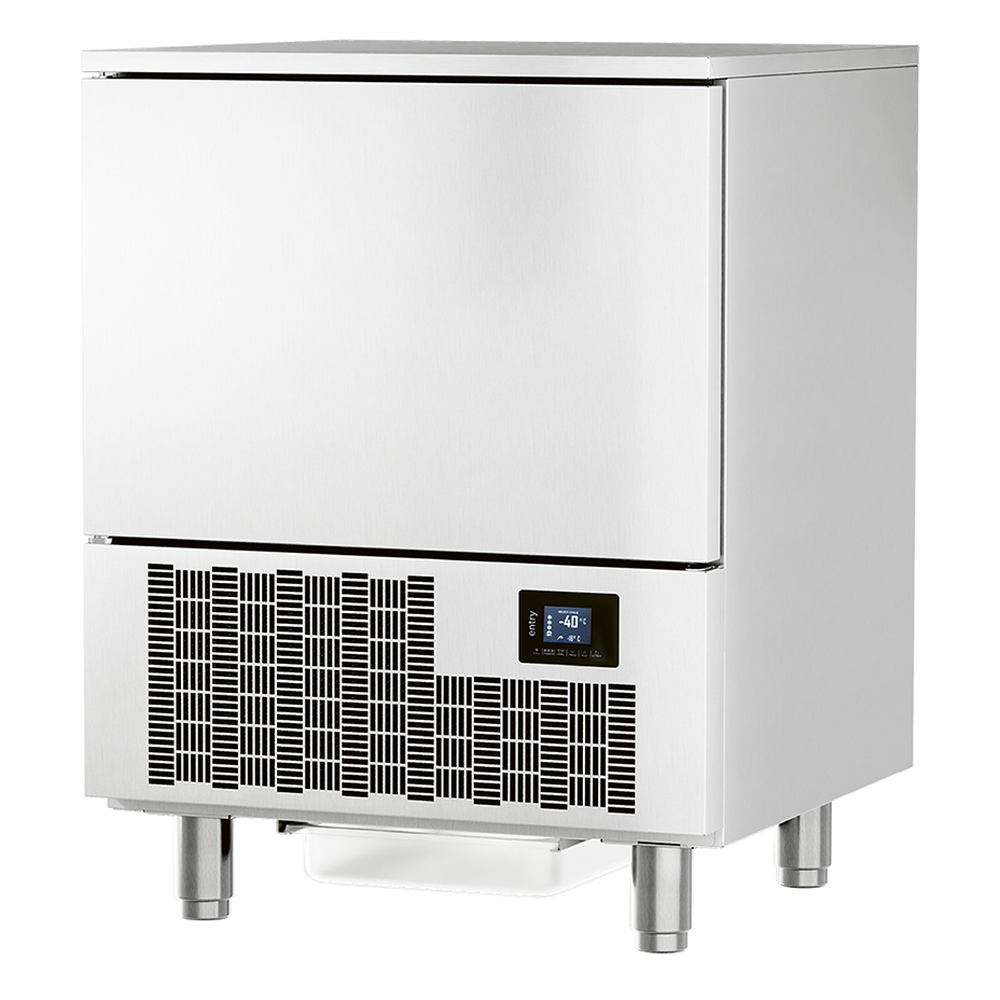 Kühlschrank, Edelstahl, Kompaktgerät, Gitterlüfter, Thermostatdisplay
