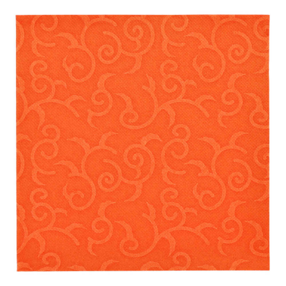Papstar Servietten "ROYAL Collection" 1/4-Falz 40 cm x 40 cm nektarine "Casali"