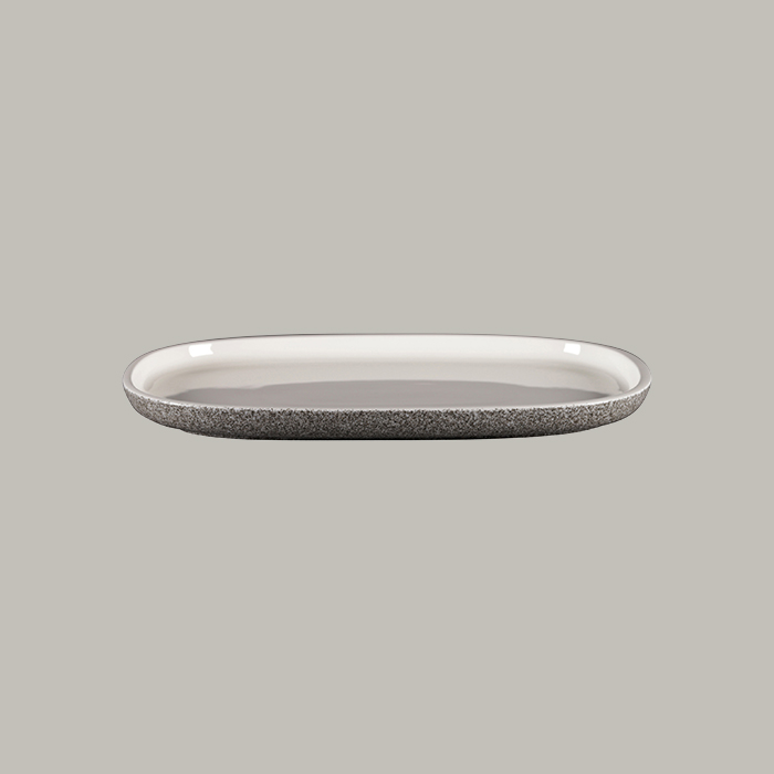 RAK Platte oval - dual  Serie: Ease L 33.2 cm / W 23 cm / Ht. 2.5 cm