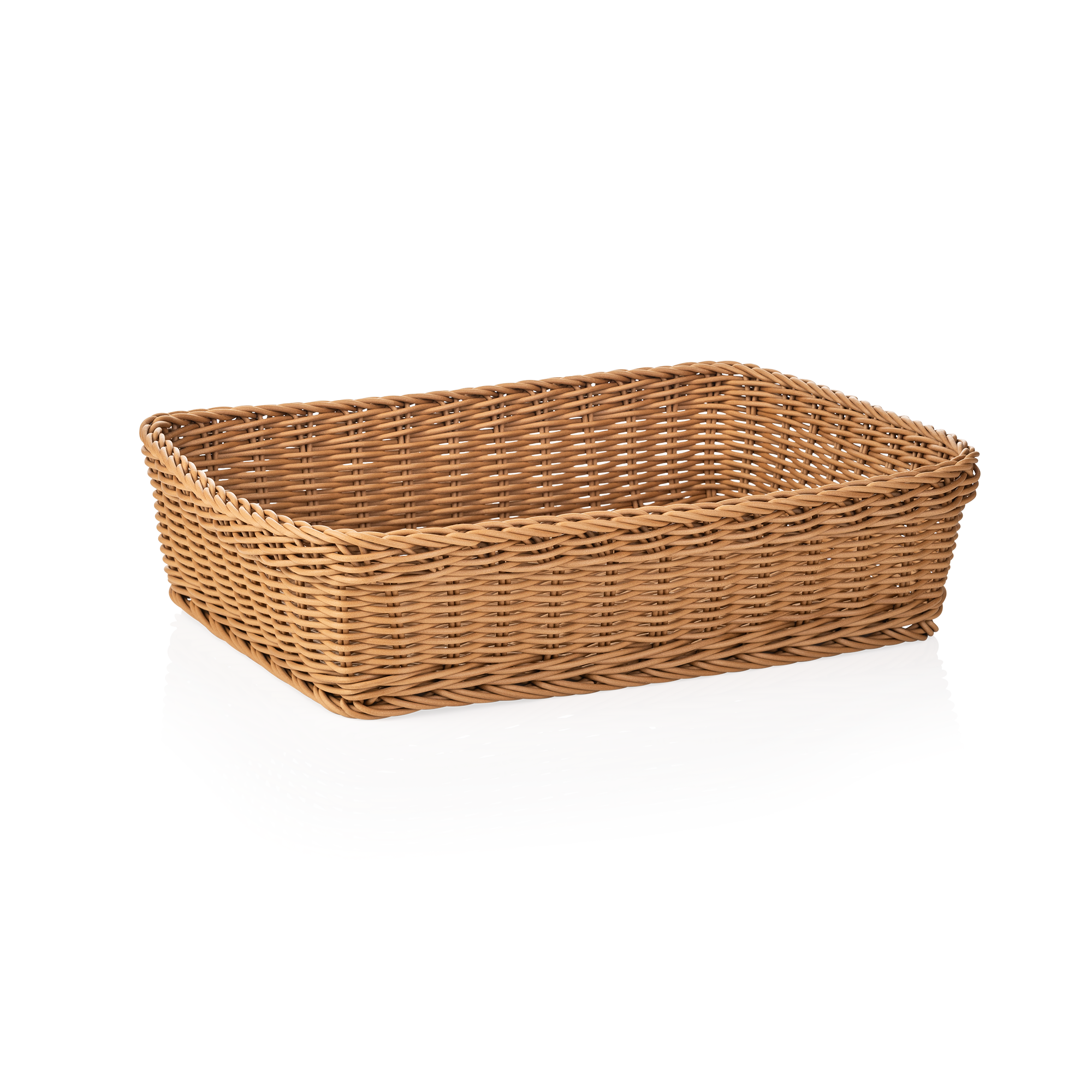 WAS Korb WEAVER PRO Systemkörbe, 40 x 30 x 10 cm, beige, Polypropylen