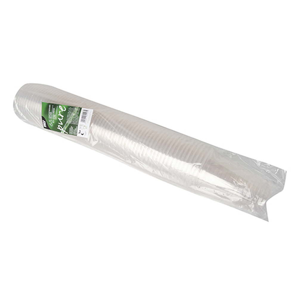 Papstar Kaltgetränkebecher, PLA "pure" 0,4 l Ø 9,5 cm · 12,7 cm glasklar