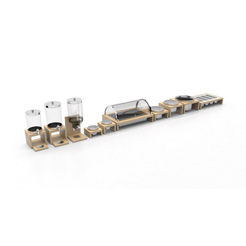 APS Kühlbox -BRIDGE- 63,5 x 42,5 cm, H: 31 cm , Set bestehend aus:
