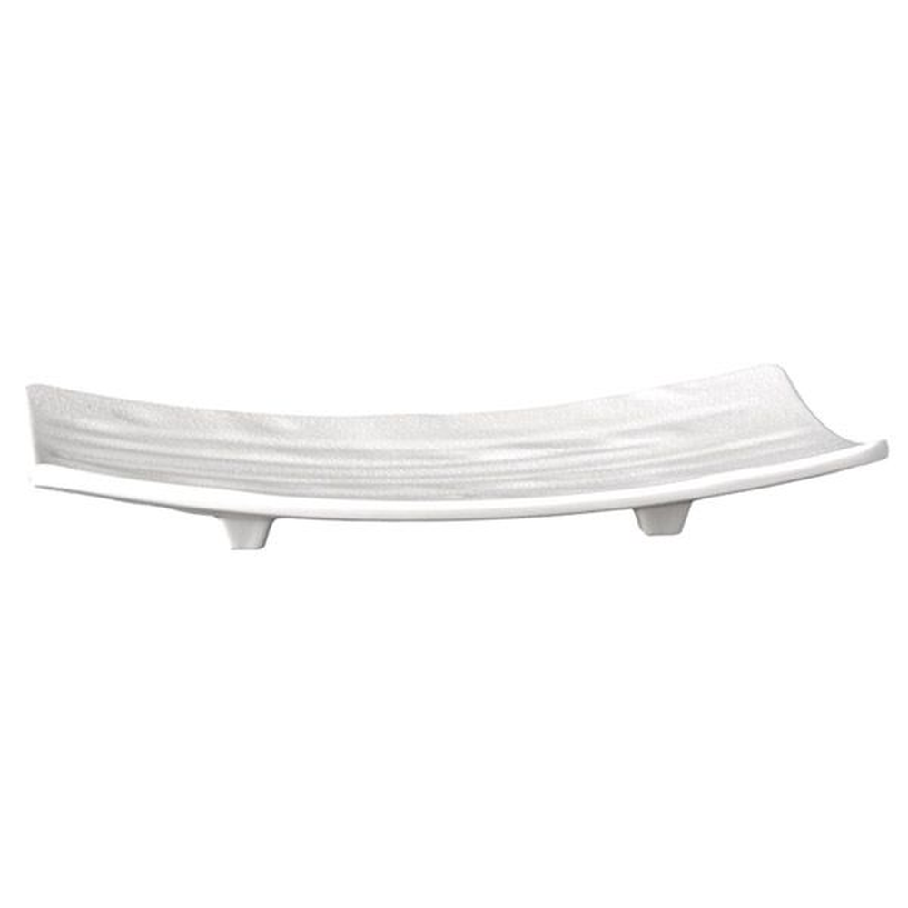 APS Tablett, Sushiboard -ZEN- 22 x 12 cm, H: 3 cm , Melamin, schwarz, Steinoptik