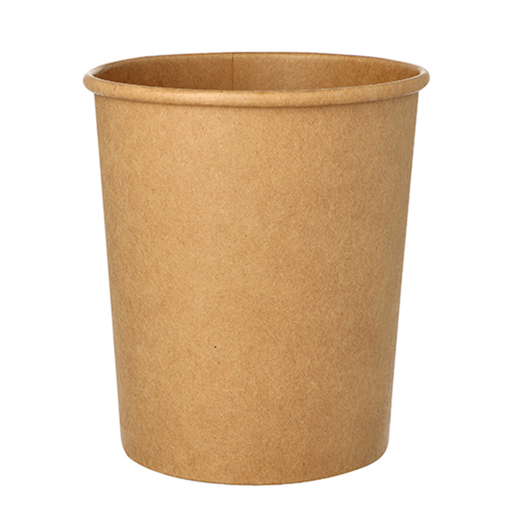 Papstar Suppenbecher, Pappe rund 940 ml Ø 11,5 cm · 13 cm braun