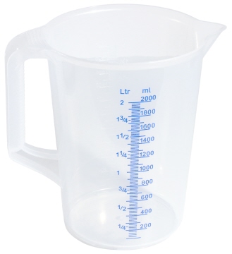 Contacto Messbecher, transparent 2 l