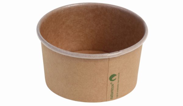 Pacovis Eisbecher Kraft/PLA 240ml, naturesse