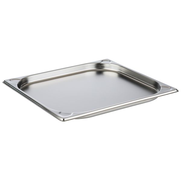 APS GN 2/3 Behälter 35,4 x 32,5 cm, Tiefe: 20 mm , Edelstahl, 1,5 Liter