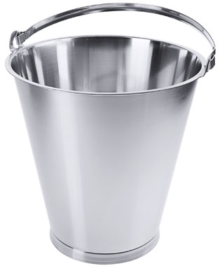 Contacto Eimer mit Bodenreifen 15 l