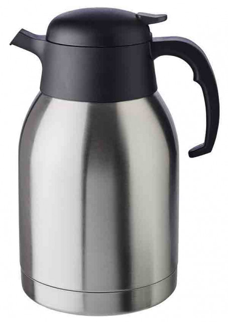 APS Isolierkanne -CLASSIC- Ø 14 cm, H: 25 cm, 2 Liter , Edelstahl, Polypropylen