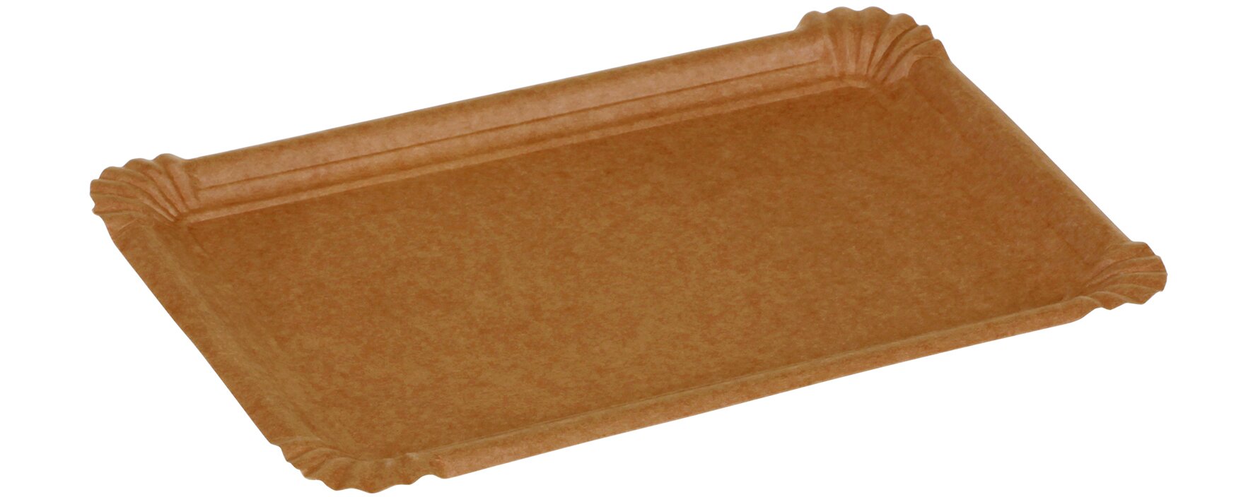 Pacovis Kartonteller Kraft braun, 110x170mm