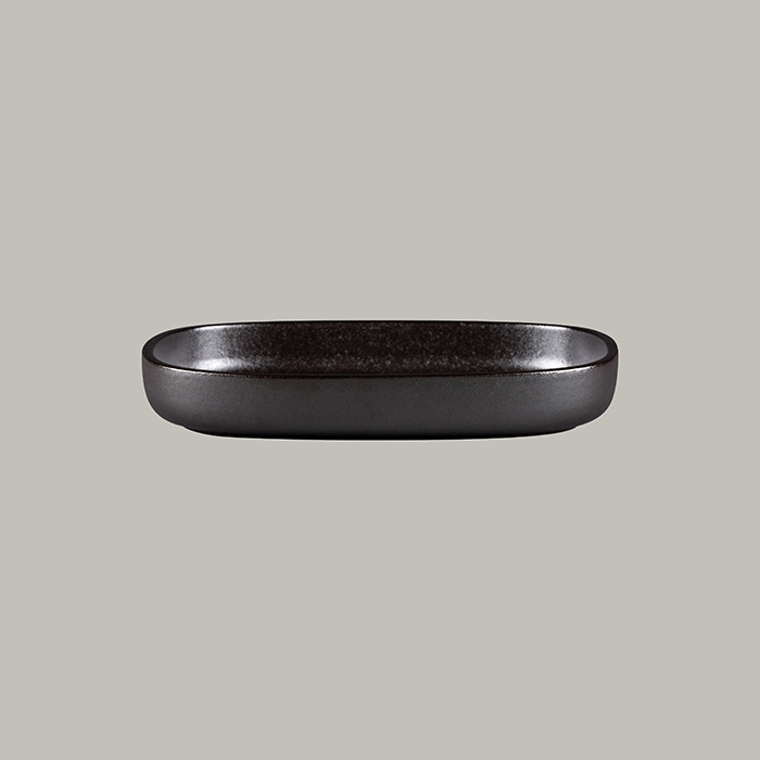 RAK Platte oval tief - forge  Serie: Ease L 30 cm / W 20.4 cm / Ht. 4.5 cm / Con