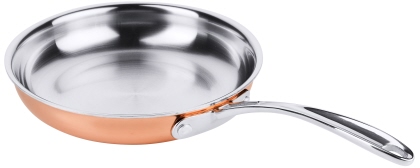 Contacto Flambierpfanne, 20 cm Kupfer aus Mehrschichtmaterial